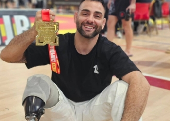 Toni Cuñat, deportista con discapacidad y único amputado de España en competir en jiu-jitsu brasileño