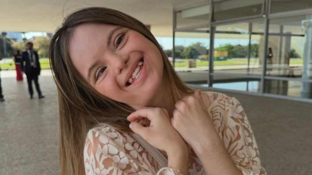 Vitória Mesquita, influencer con síndrome de Down