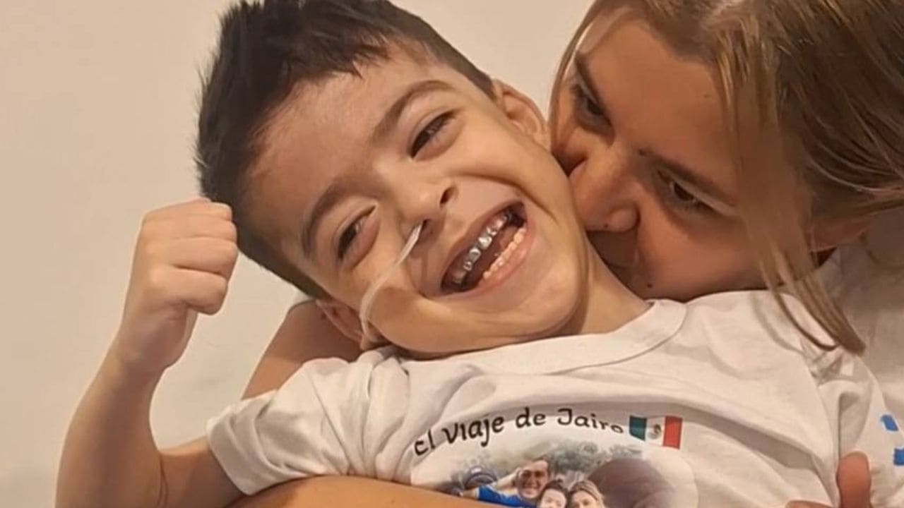 Jairo, un niño de 5 años con parálisis cerebral