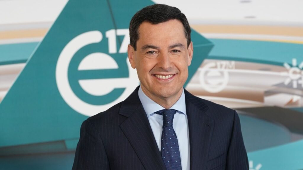 Juanma Moreno, presidente de la Junta de Andalucía ELA