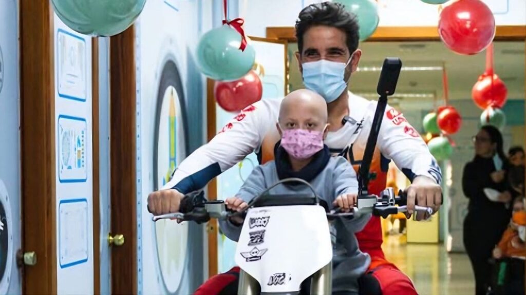 'Mototerapia', una idea que une la pasión por las motos con la recuperación de niños con una enfermedad