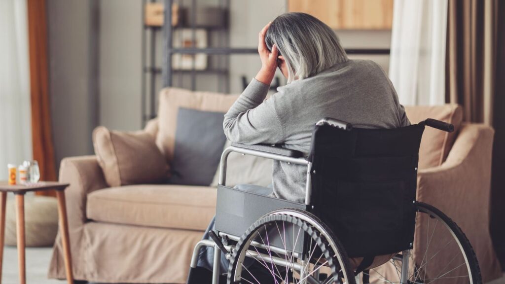 Mujer con discapacidad