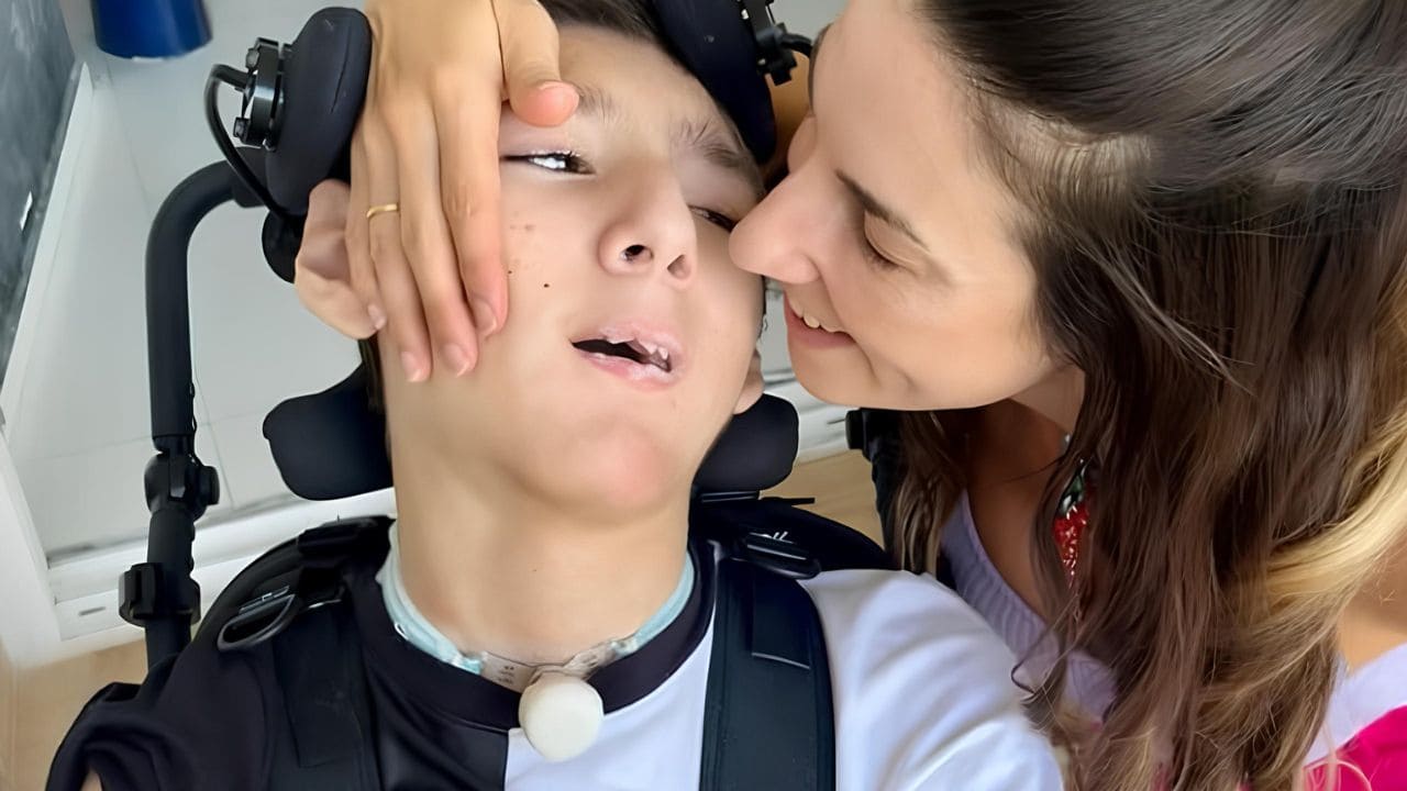 Valeria Barranco, madre de un niño con discapacidad
