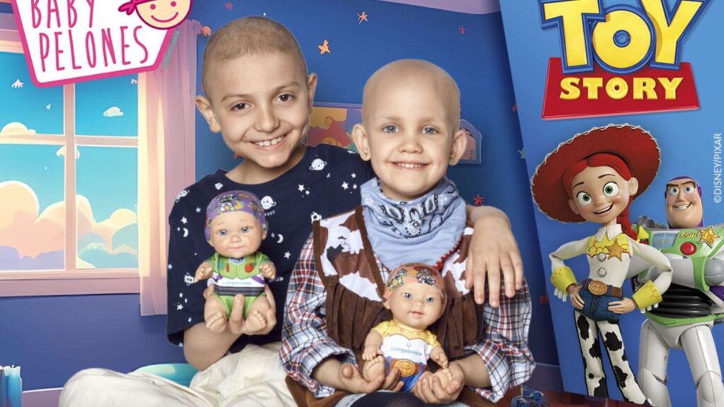 La Fundación Juegaterapia lanza dos nuevos Baby Pelones inspirados en Toy Story para ayudar a niños con cáncer