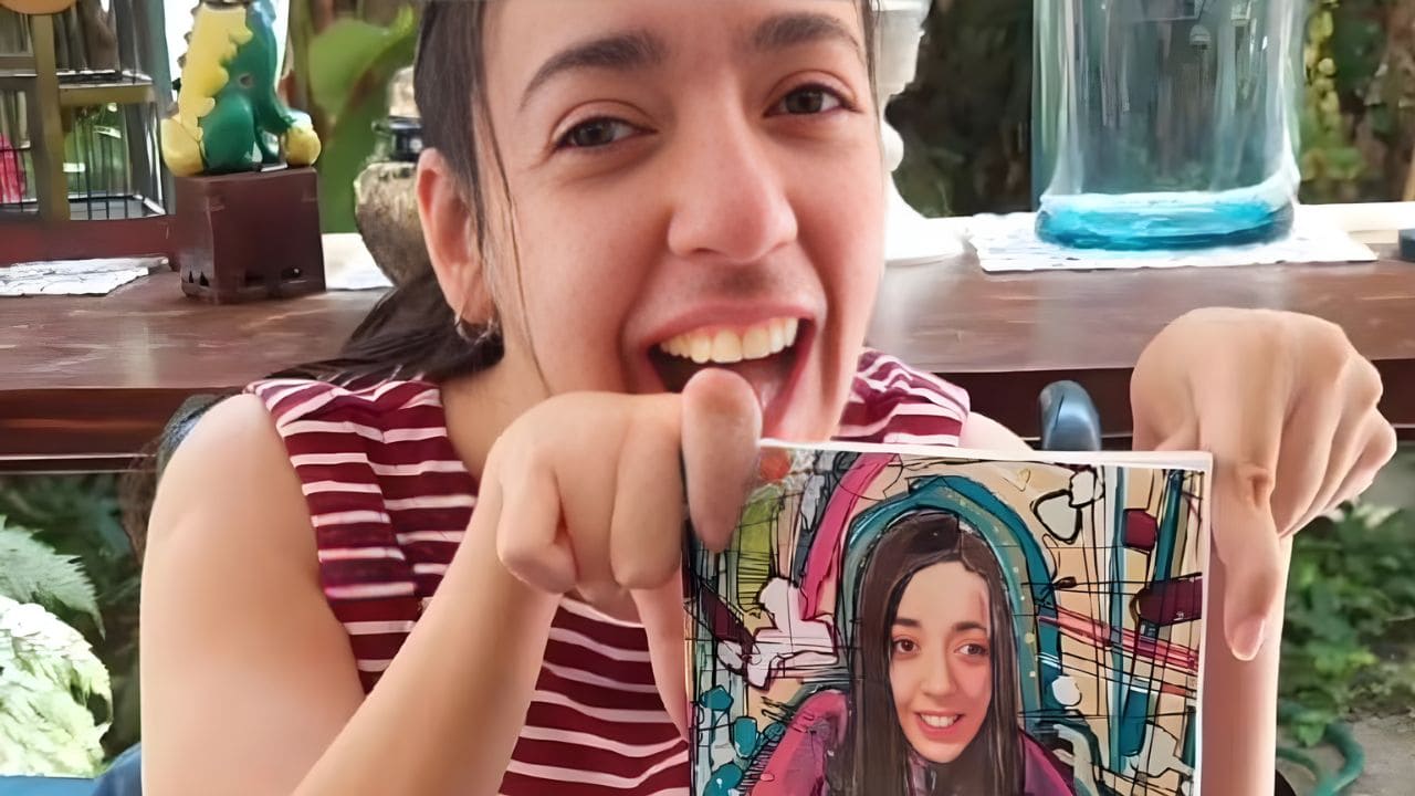 Adriana Irazábal, bailarina y escritora con parálisis cerebral