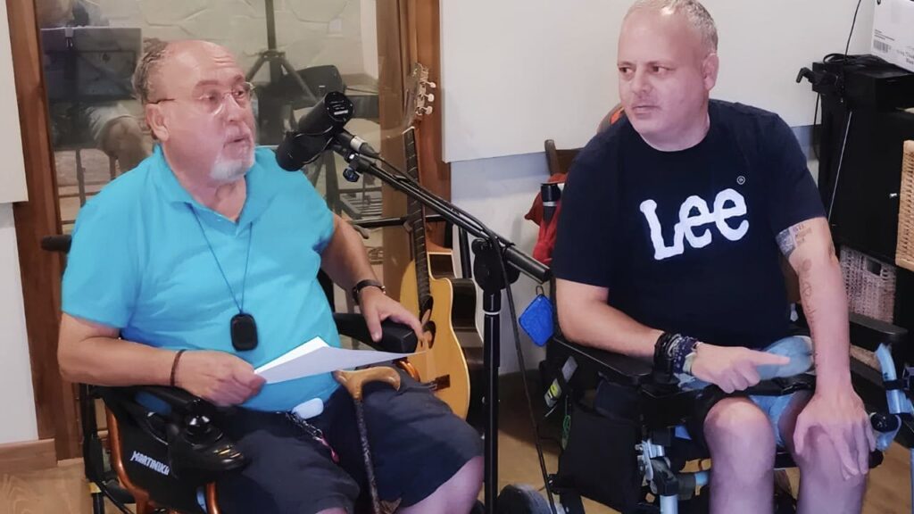 Francesc Ferrando y Siscu Morell, pacientes con ELA