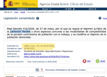 El BOE cambia la jubilación flexible