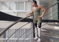Valeria de la Torre, influencer con discapacidad, supera el 'reto de las escaleras'