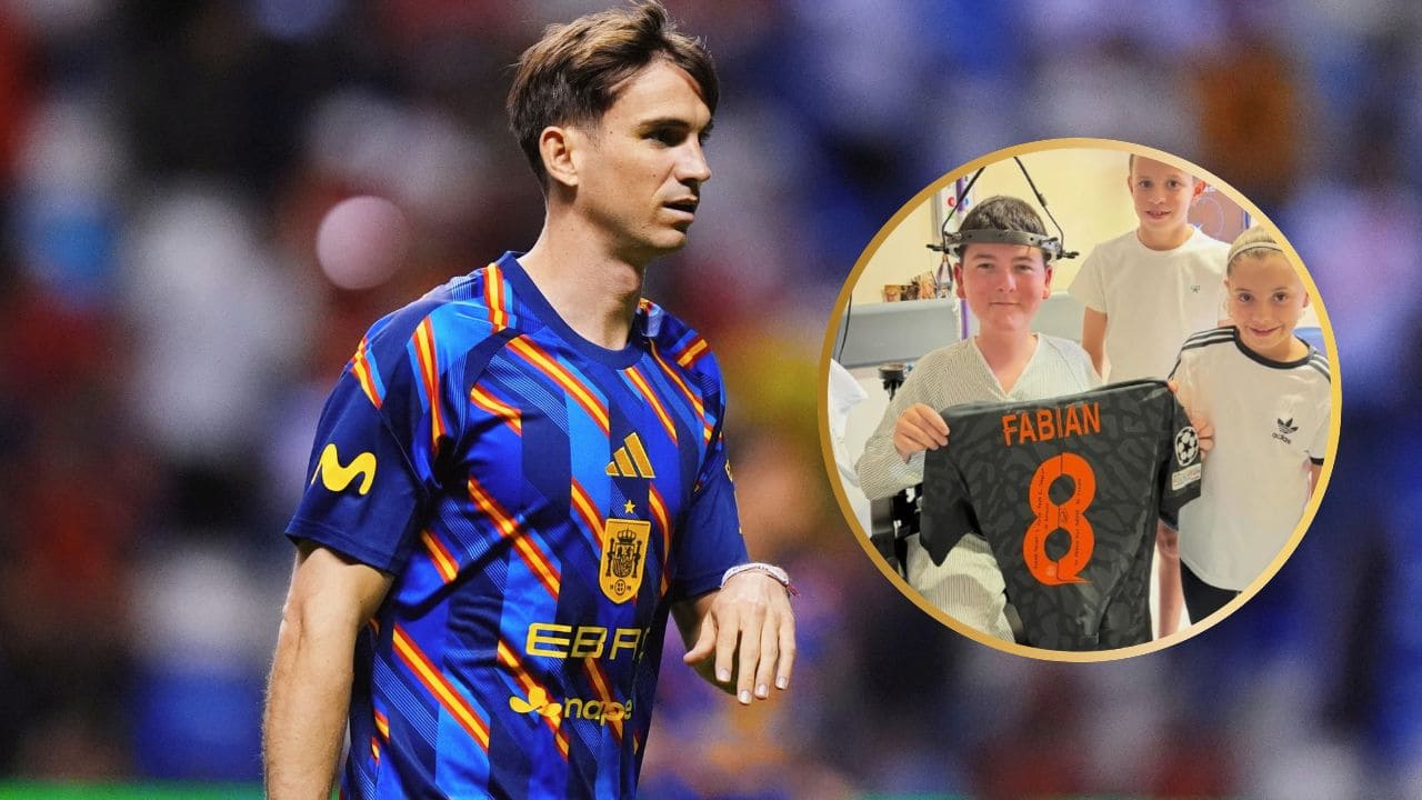 El bonito gesto de Fabián Ruiz con un niño que padece una enfermedad rara