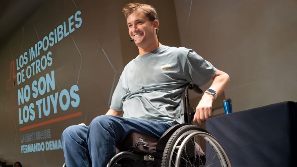 Fernando Demaría, deportista y speaker con discapacidad, invita a la reflexión: «A veces sólo entendemos el valor de algo cuando lo perdemos»