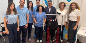 Fundación ONCE cede al Centro Arenas de Mónsul de Almería un exoesqueleto infantil pionero para niños con enfermedades neuromusculares
