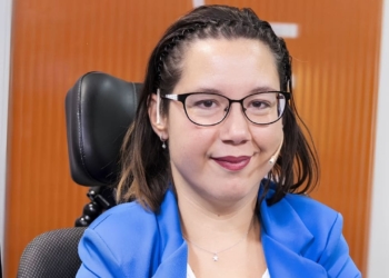 Laura Sánchez, trabajadora del Ministerio de Derechos Sociales con gran dependencia