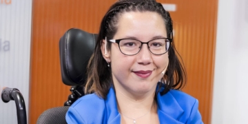 Laura Sánchez, trabajadora del Ministerio de Derechos Sociales con gran dependencia