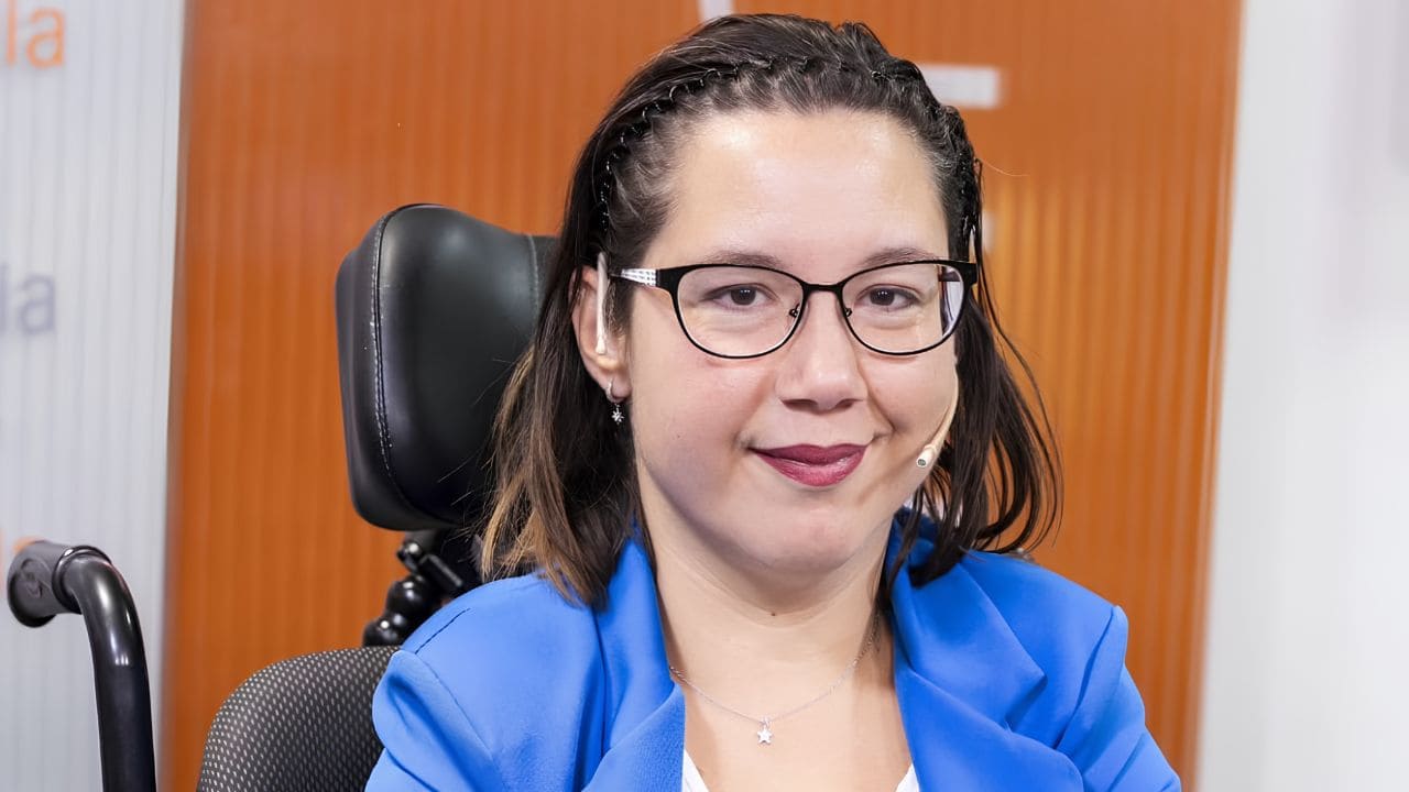 Laura Sánchez, trabajadora del Ministerio de Derechos Sociales con gran dependencia