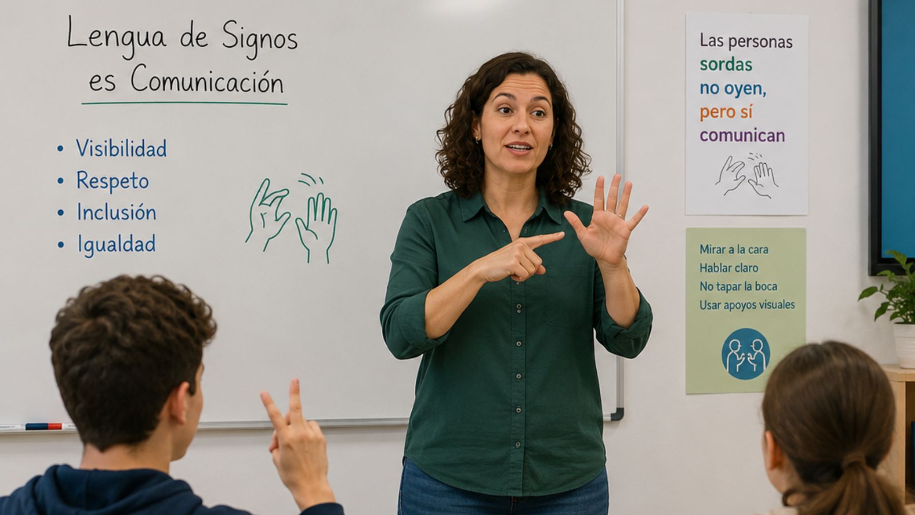 Lengua de signos en aulas