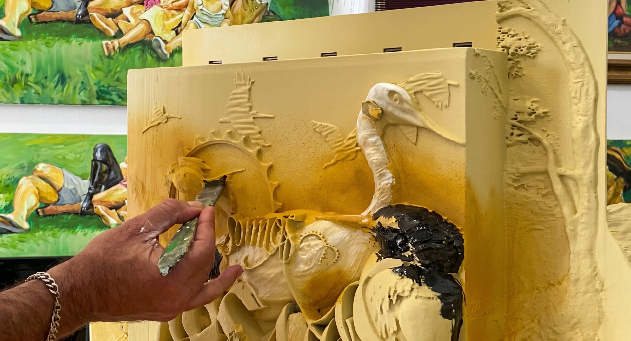 Maqueta inteligente que hace tocable el Silo de Padul