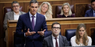 Pedro Sánchez en el Congreso de los Diputados rechazo jubilación anticipada