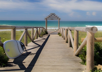 Accesibilidad en la playa de El Palmar