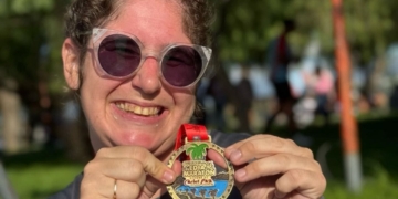 Agustina Garmendia, 'runner' con parálisis cerebral