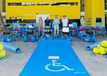 Nuevas sillas anfibias en El Puerto de Santa María