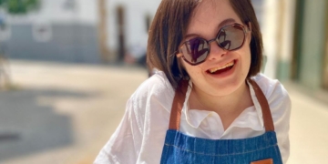 Carmela, 24 años y con síndrome de Down