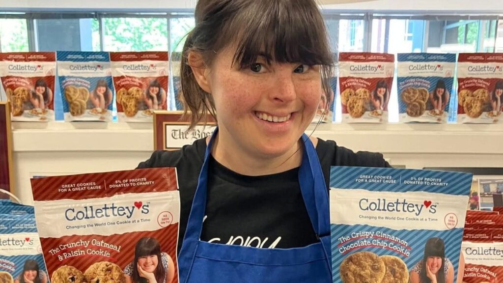 Collette Divitto, la empresaria con síndrome de Down que ha creado un imperio millonario de galletas en Estados Unidos