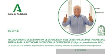 Como solicitar el grado 3 de la ley dependencia en Andalucía en 2026