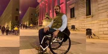 Francisco, de 44 años, con un 90% de discapacidad y grado 3 de dependencia