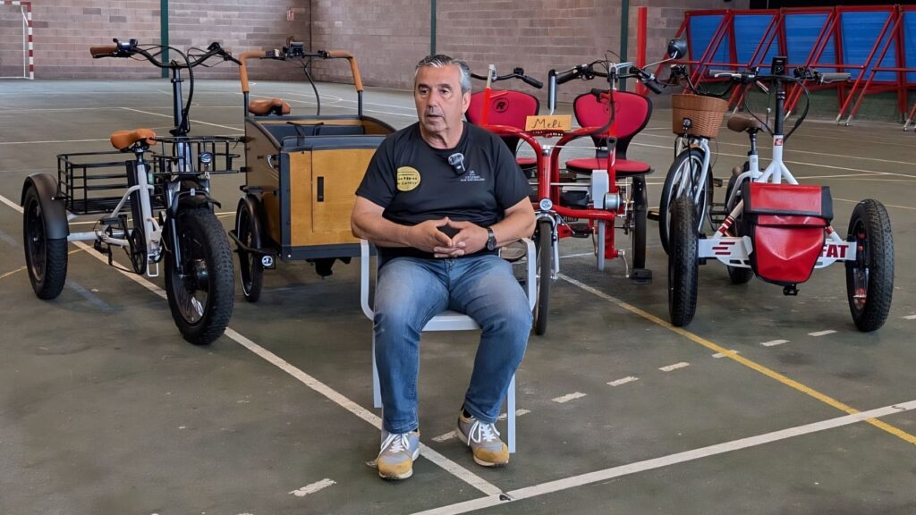 José Manuel Muñiz, empresario que adapta bicicletas para personas con movilidad reducida