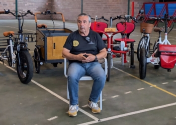 José Manuel Muñiz, empresario que adapta bicicletas para personas con movilidad reducida