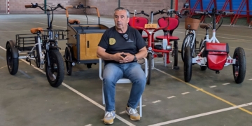José Manuel Muñiz, empresario que adapta bicicletas para personas con movilidad reducida