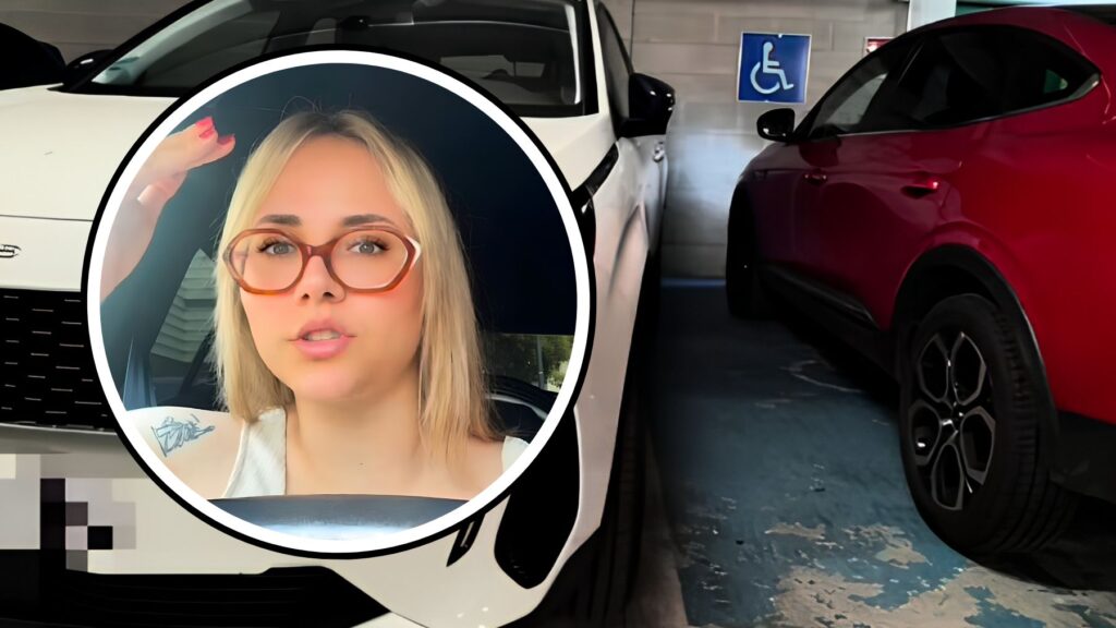 Lucía Martínez, con lesión medular, pide a los conductores que no invadan las plazas PMR de aparcamiento