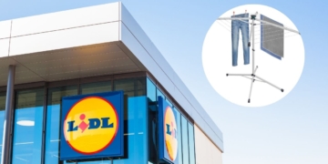 El tendedero portátil que se monta con una sola mano triunfa en Lidl y es ideal para viviendas pequeñas, viajes y caravanas