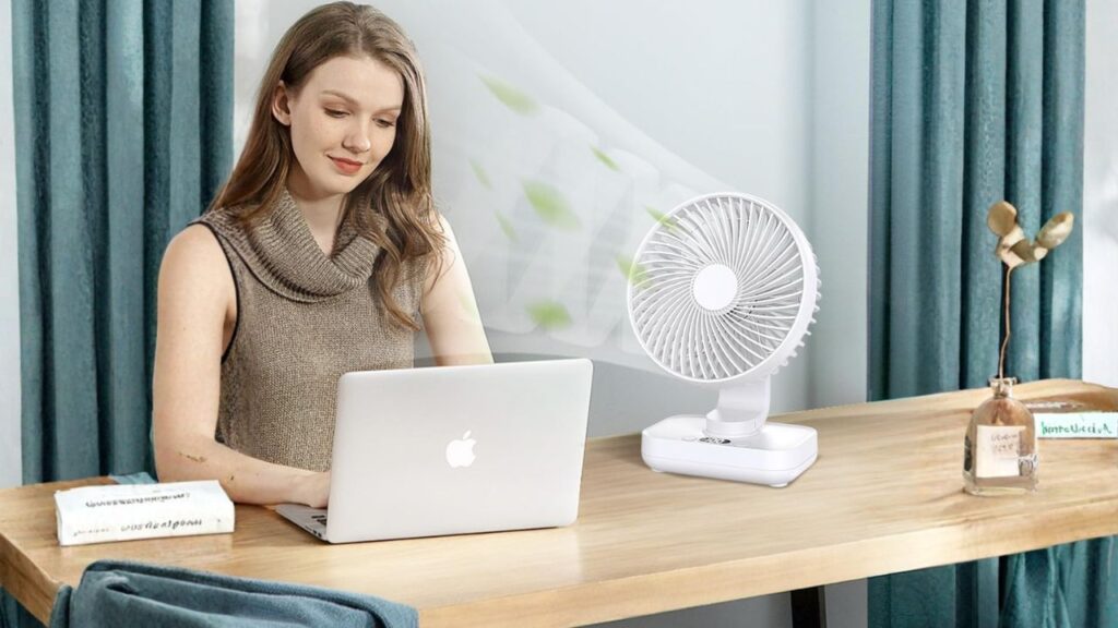 El ventilador recargable que arrasa este verano: es ideal para la mesita de noche, silencioso, portátil y por menos de lo que imaginas