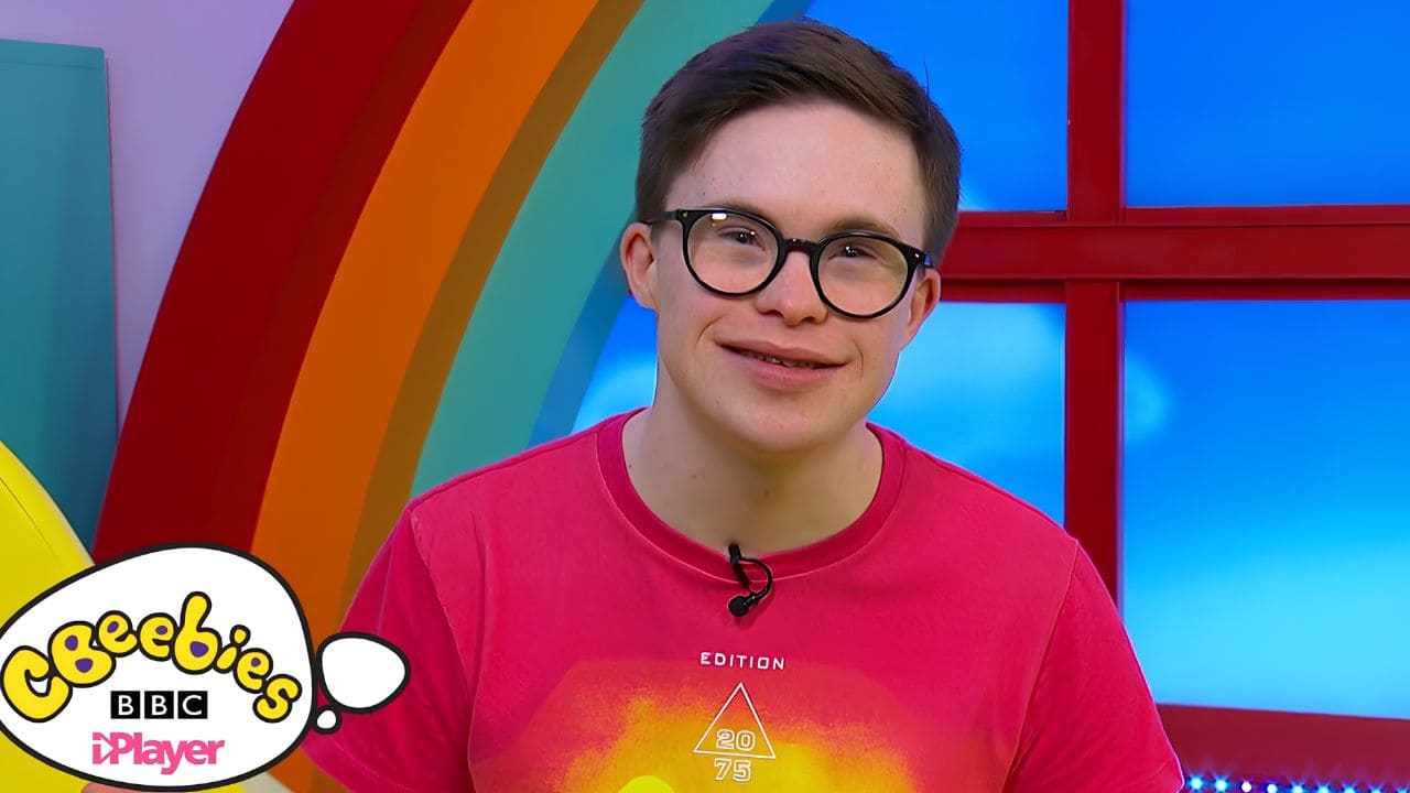 George Webster, presentador con síndrome de Down del canal infantil 'CBeebies' de la BBC