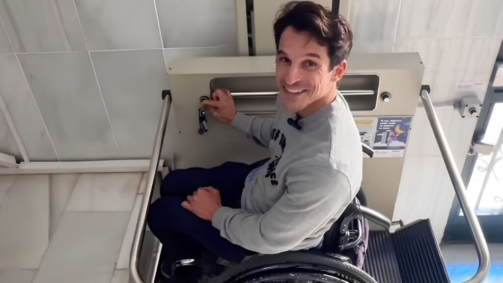 Pablo Tovar, con lesión medular: «Cuando tuve el accidente, tuvieron que adaptar la entrada al edificio de mi casa»