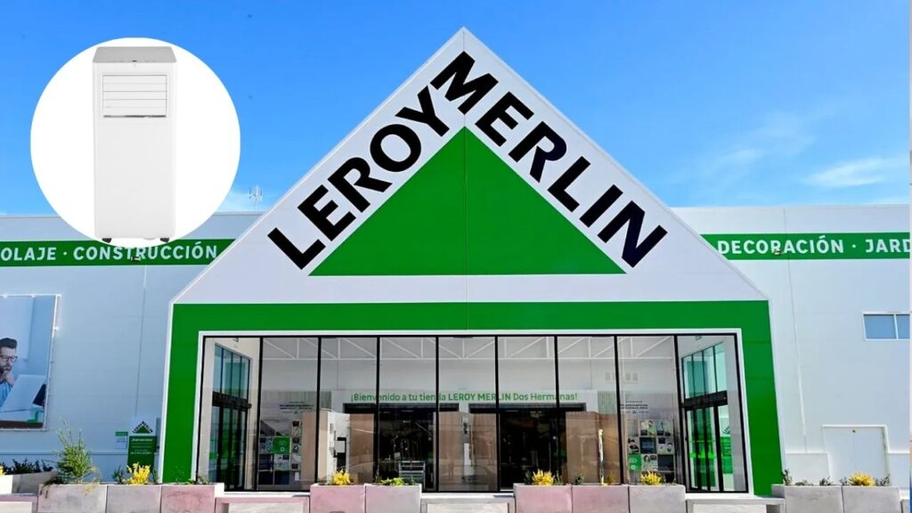 El aire acondicionado portátil de Leroy Merlin por 199 euros: clase A, gas ecológico R290 y mando a distancia
