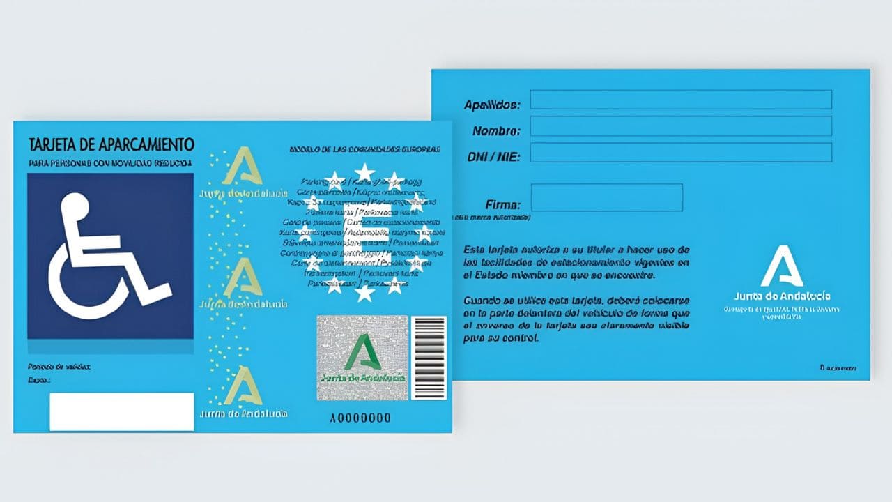 Tarjeta de aparcamiento PMR para personas con autismo