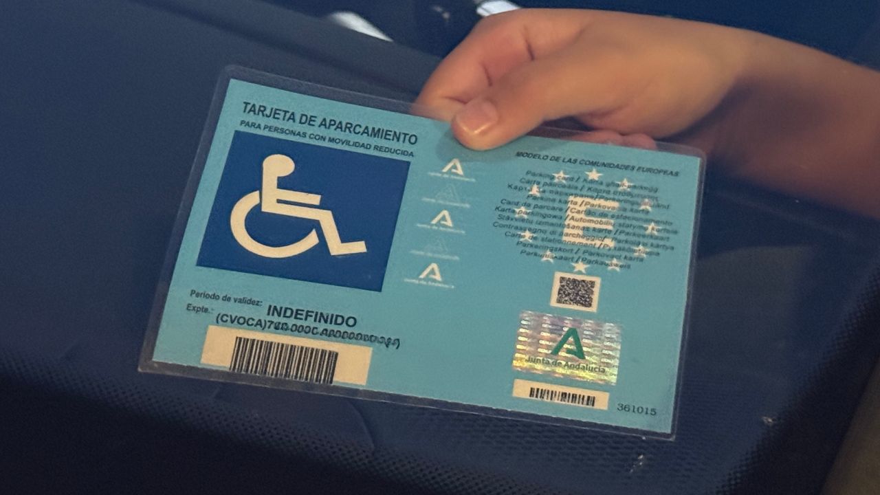 Tarjeta aparcamiento movilidad reducida