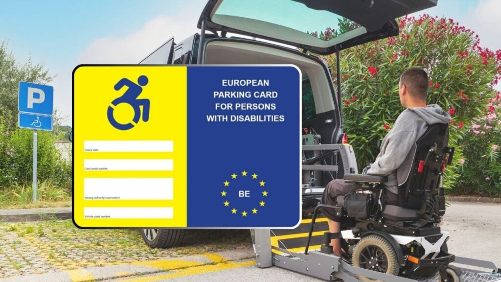 Así es el nuevo formato de la tarjeta europea de estacionamiento PMR para personas con discapacidad