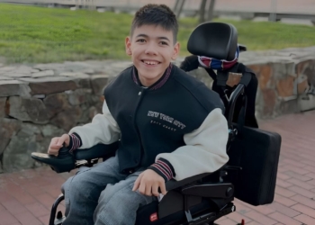 Bruno Rodríguez, niño con un grado III de dependencia y una discapacidad del 79%