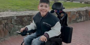 Bruno Rodríguez, niño con un grado III de dependencia y una discapacidad del 79%