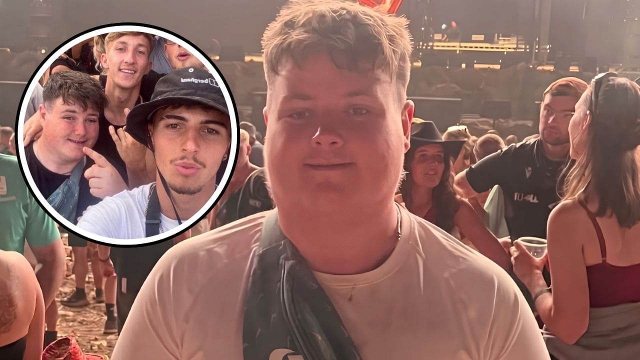Adam James, joven con autismo en el Festival Boomtown