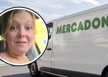Carla, madre de una niña con discapacidad denuncia a una furgoneta de Mercadona por aparcar en una plaza PMR