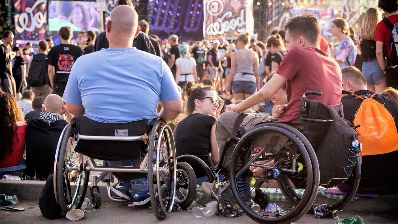 Zona PMR en conciertos para personas con discapacidad