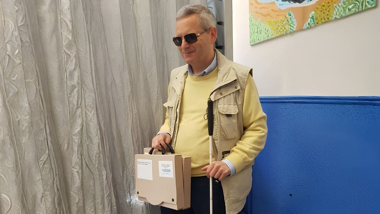 Voto accesible para las personas ciegas en las elecciones