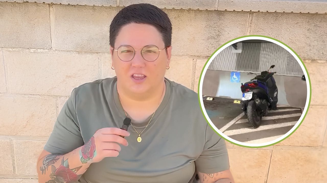 Esmeralda Hernández denuncia el uso inadecuado de las franjas de las plazas PMR