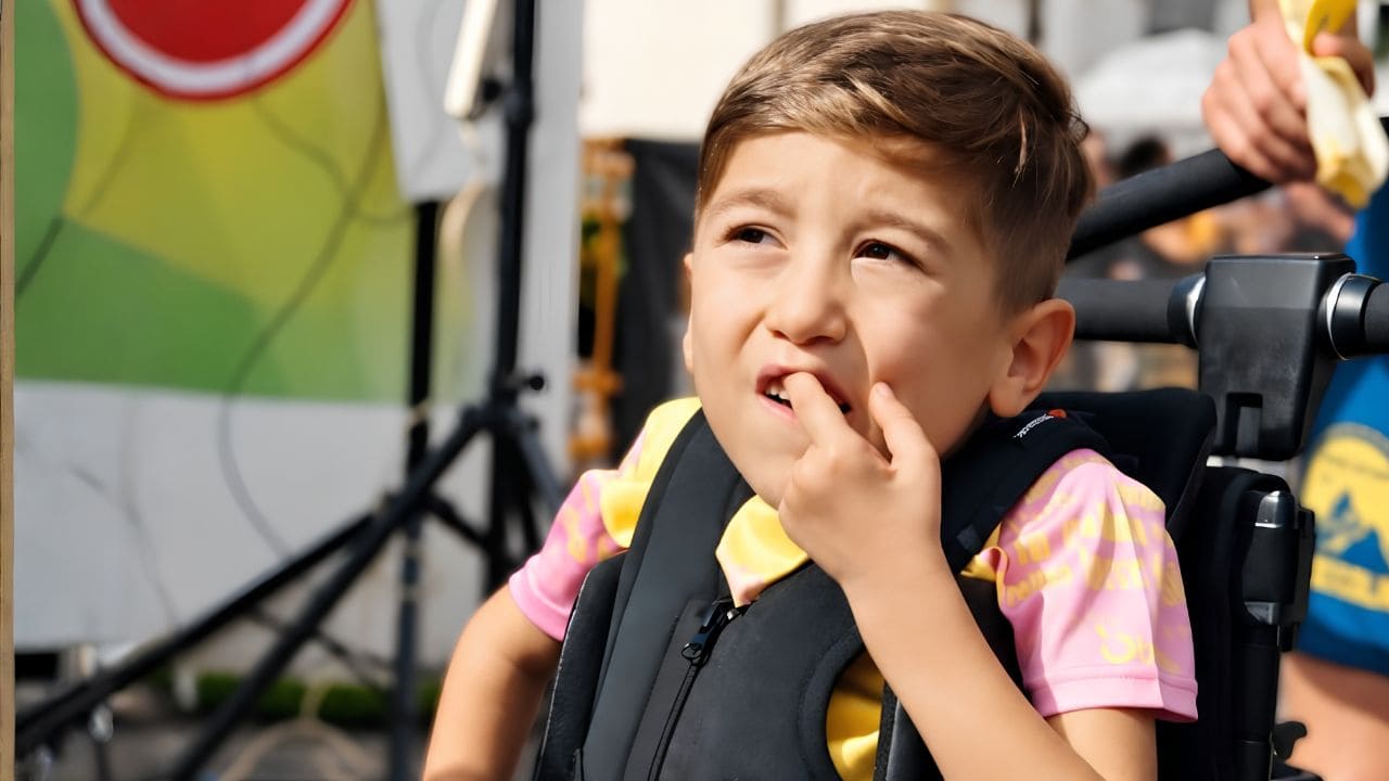 Higinio, niño con enfermedad rara