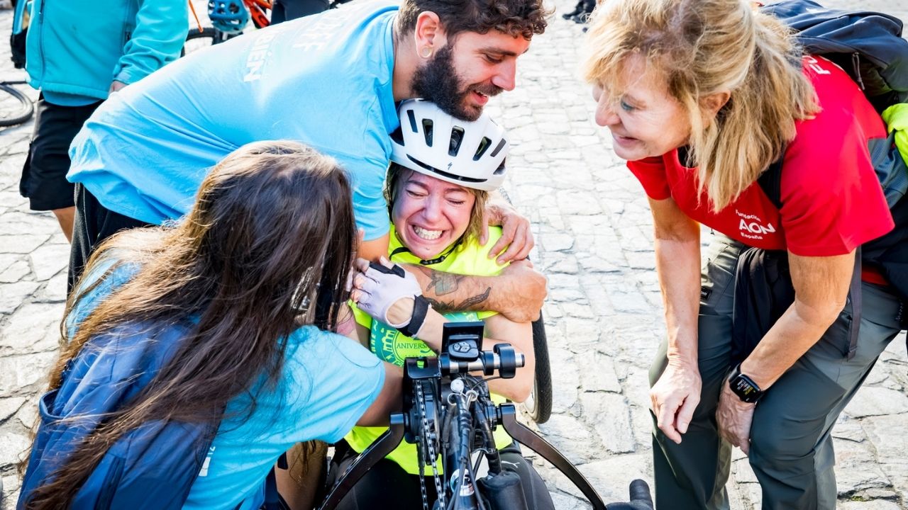LLegada Camino de Santiago Fundacion Tambien