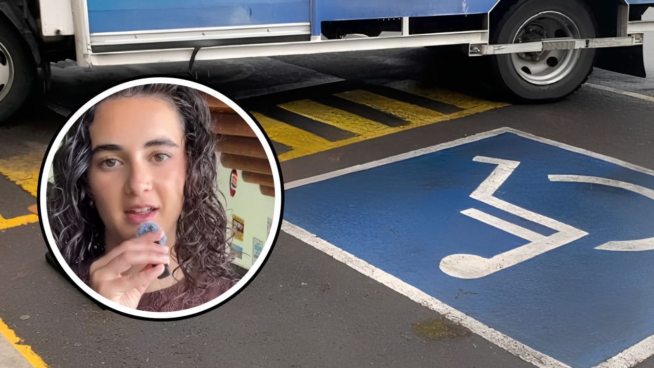 María José Suárez pide respeto por las plazas de aparcamiento PMR